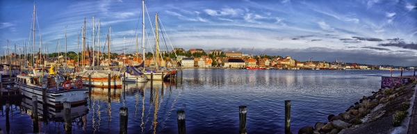 Hafen Panorama Flensburg